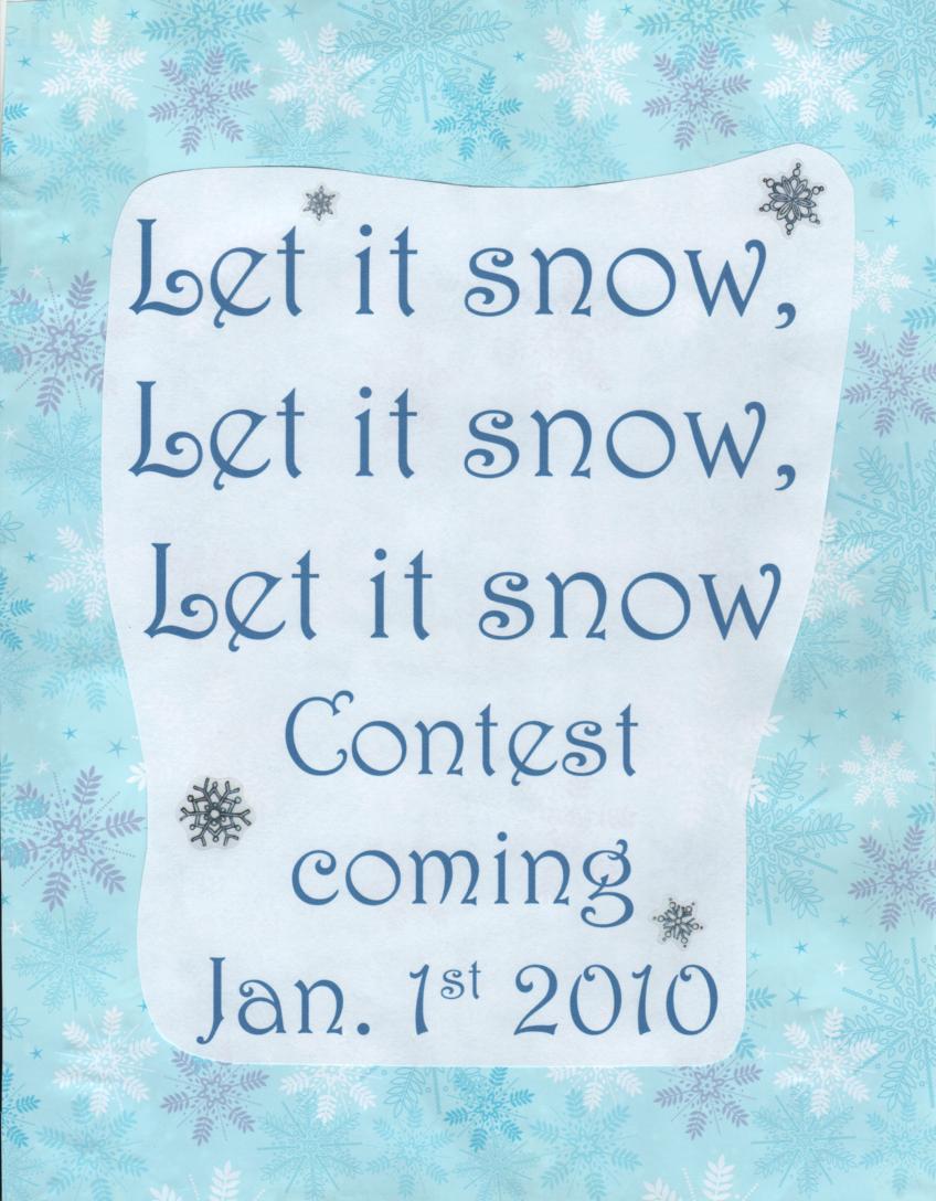 Snowflake contest